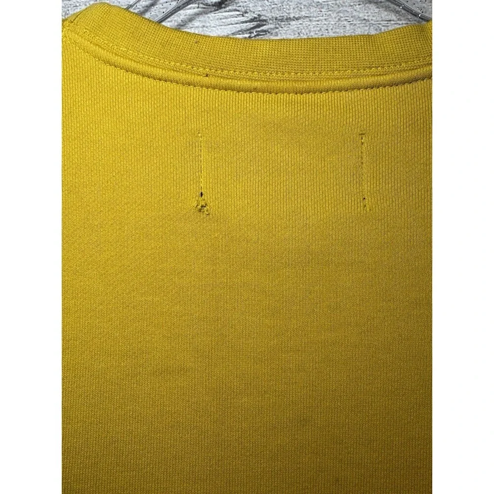 Nike Air Jordan Jumpman Pullover Crew Sweatshirt Men Size XS MUSTARD COLOR